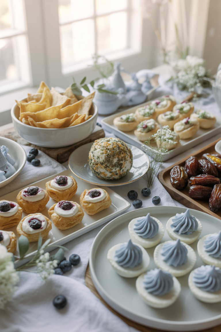 15 Blue Baby Shower Food Ideas That Are Pretty, Delicious, and Easy to Serve