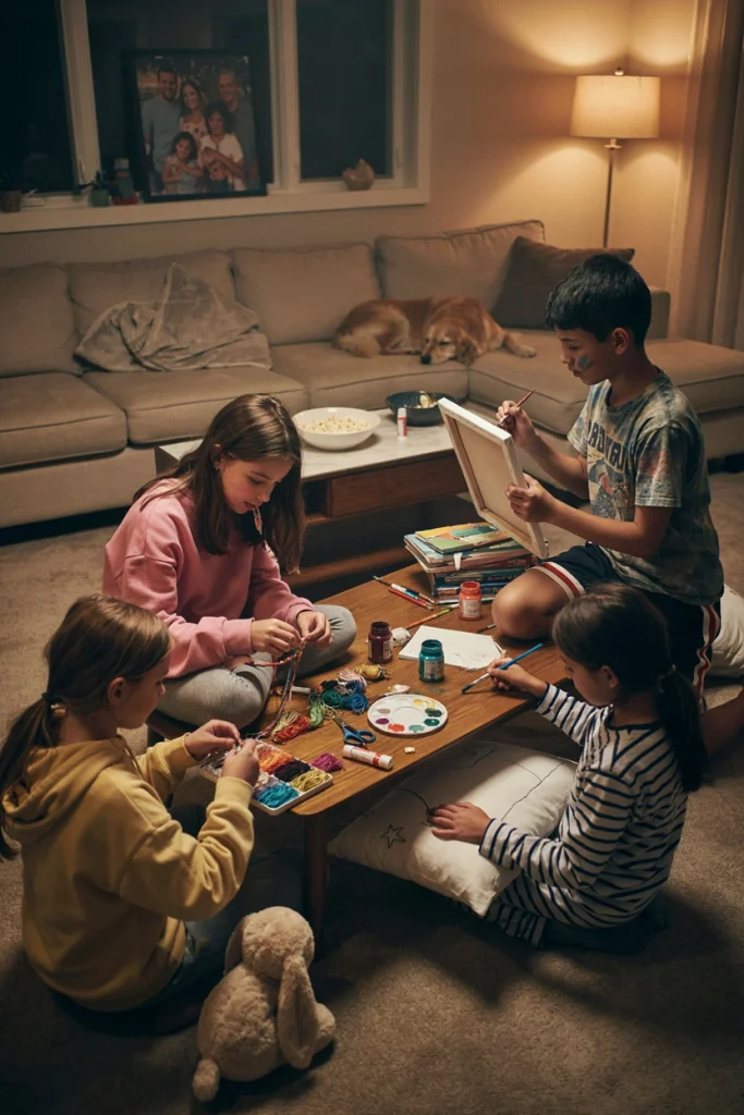 craft sleepover