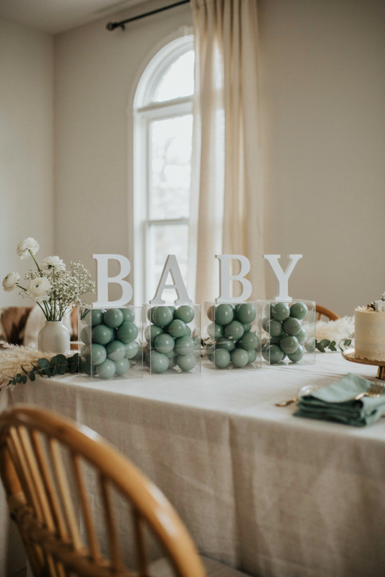 20 Sage Green Baby Shower Ideas for a Beautiful and Modern Celebration