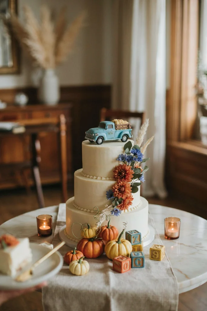 A Little Pumpkin Is On The Way Cake