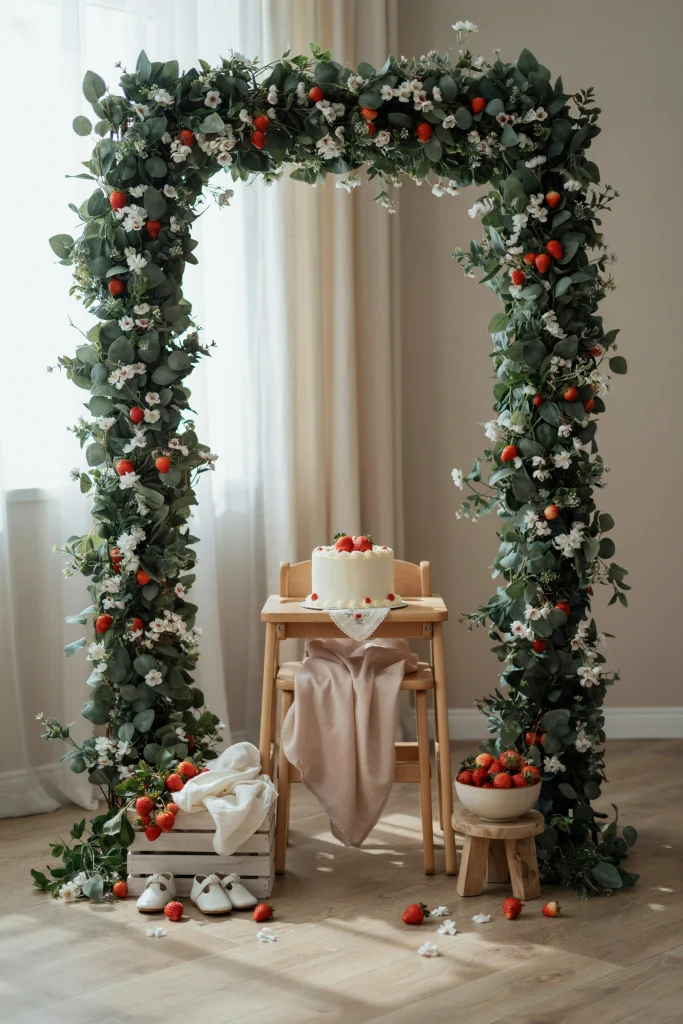 Berry Vine Garland Arch