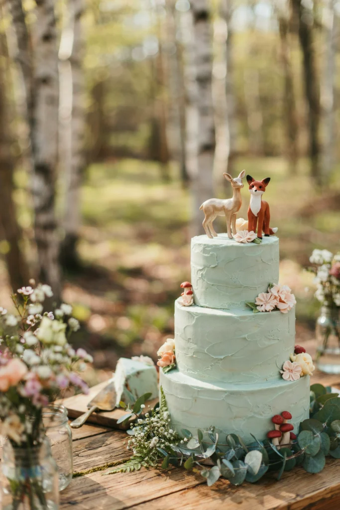 Enchanted Woodland Baby Shower Cake