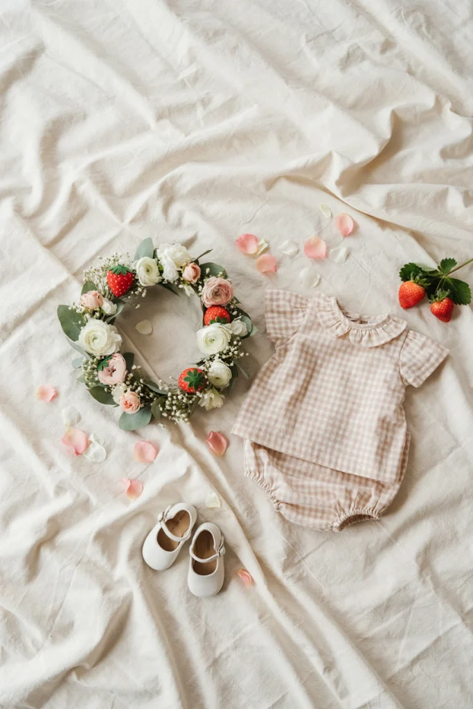 Floral Strawberry Crown