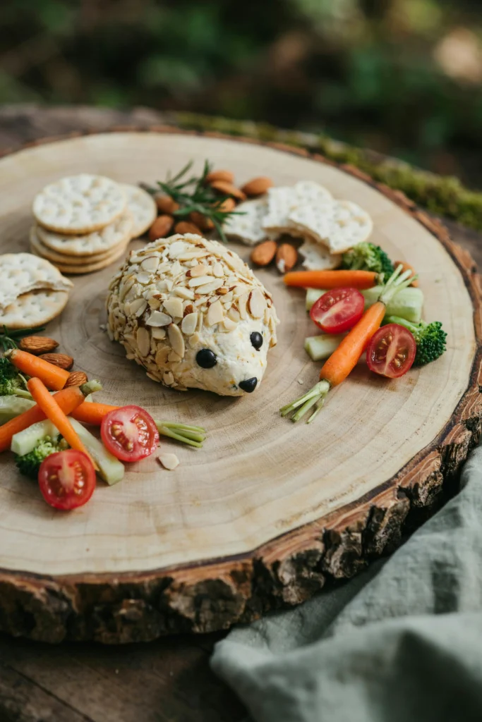 Hedgehog Cheese Ball Appetizer