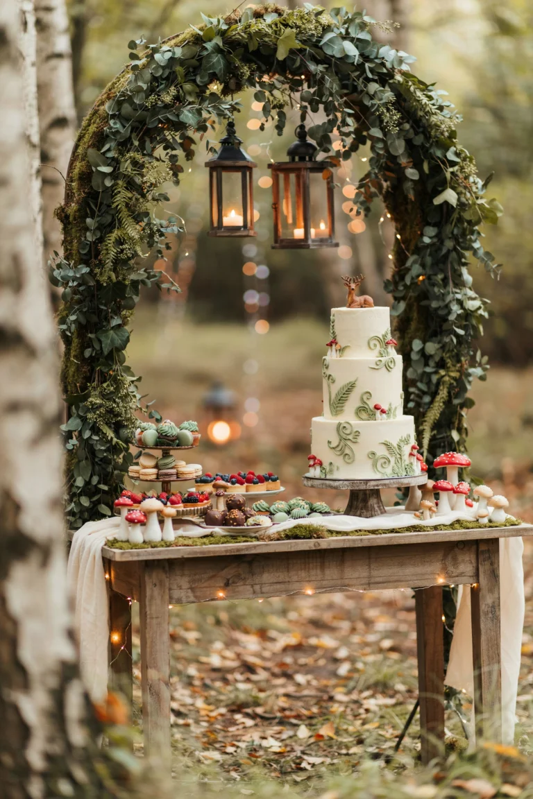 Magical Woodland Dessert Display