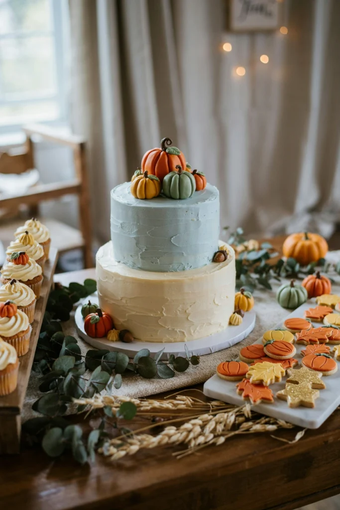 Our Little Pumpkin Celebration Cake