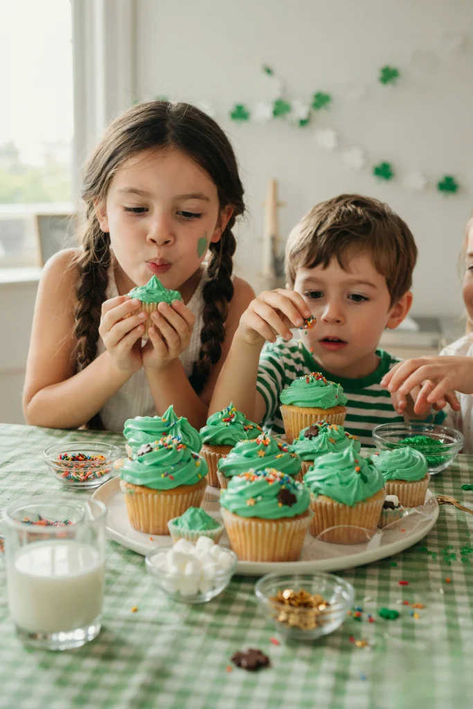 Rainbow Cupcake Decorating