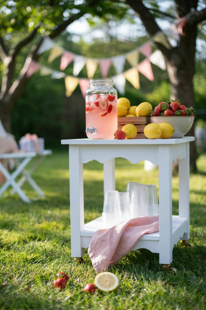 Strawberry Lemonade Cart