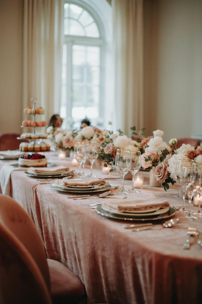 Velvet Linens for Texture and Depth