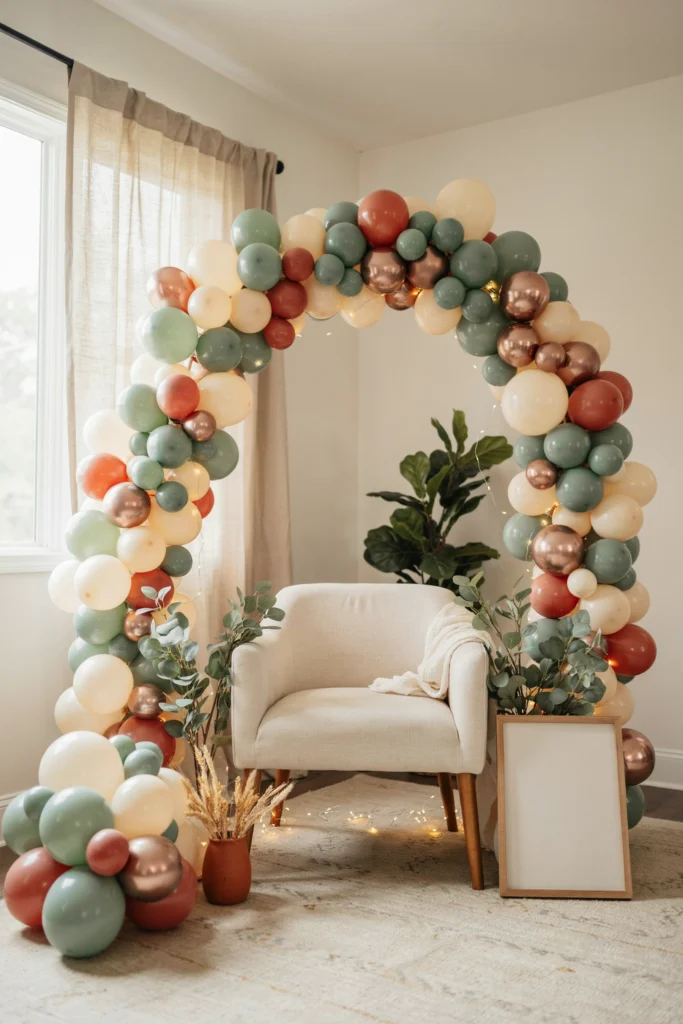  Woodland Balloon Garland