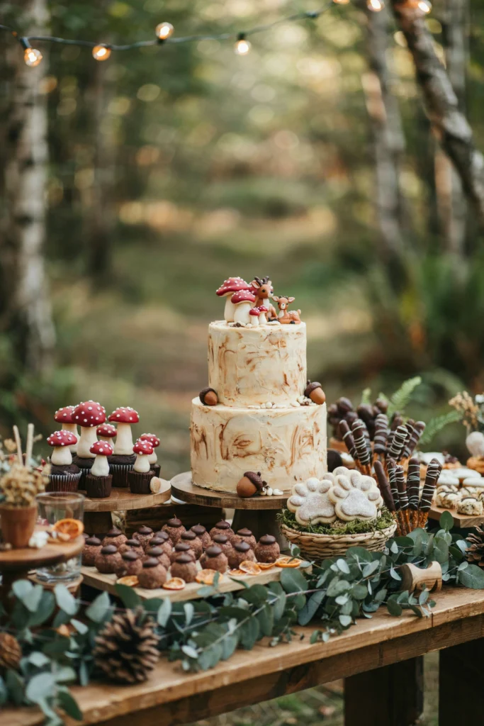 Woodland Dessert Table