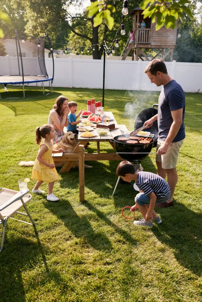 backyard bbq