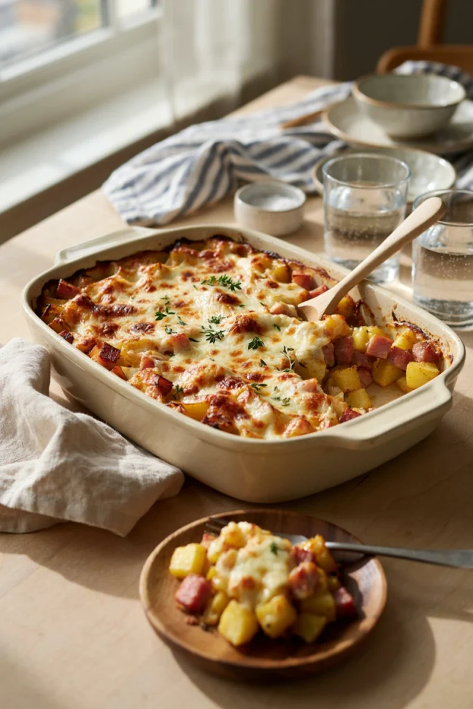 ham and potato casserole