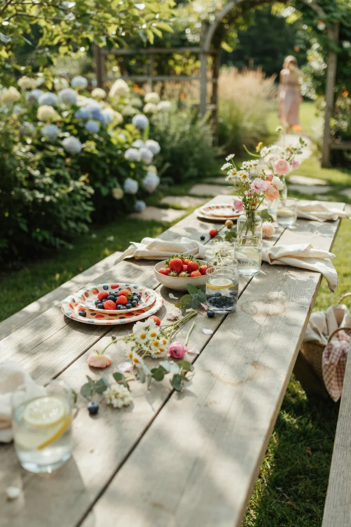 Blueberry Tablescape Twist