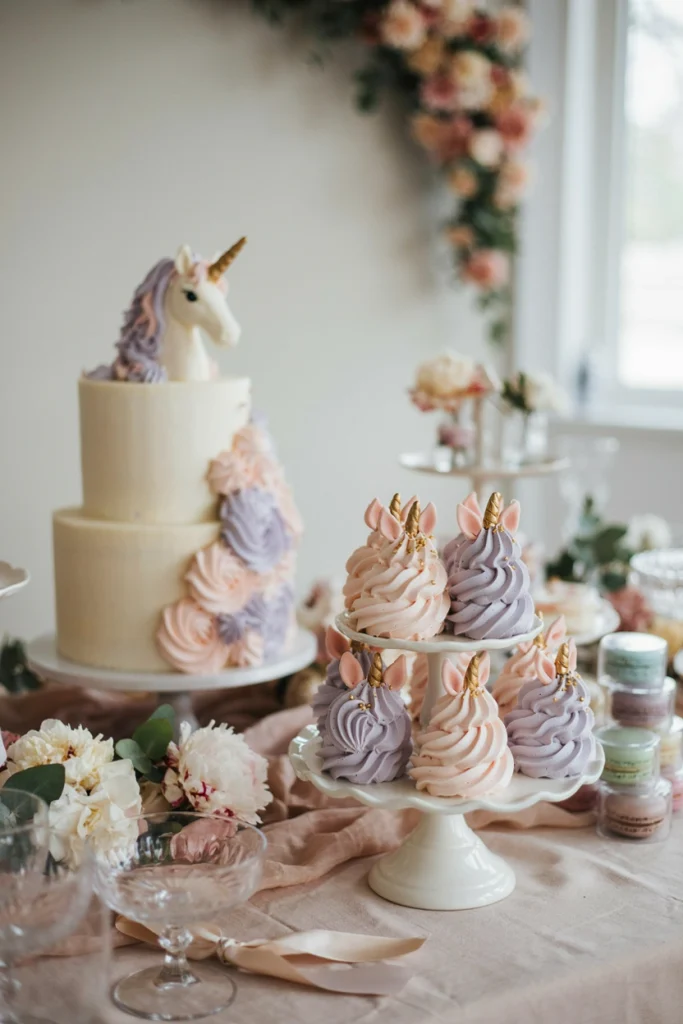 Unicorn Cupcake Display