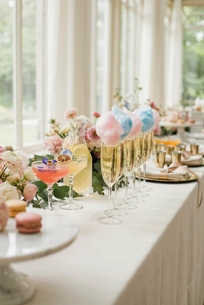 Cotton Candy Champagne Bar