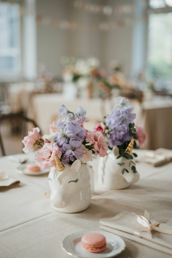 Unicorn Flower Centerpieces