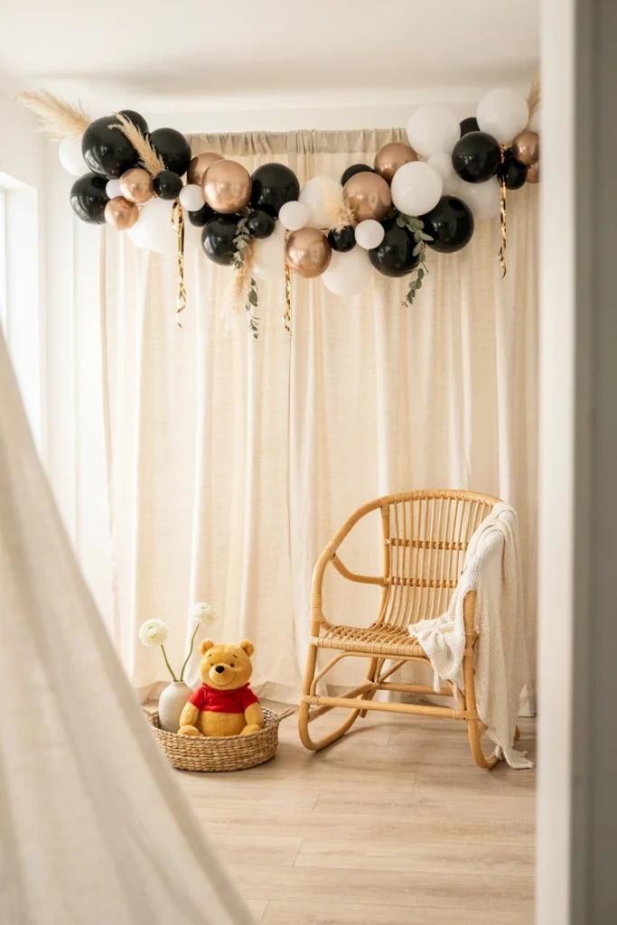 Neutral Winnie the Pooh Photo Corner