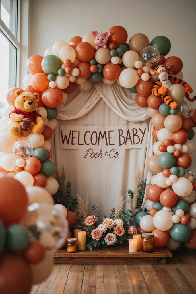 Oh Baby” Balloon Arch Display