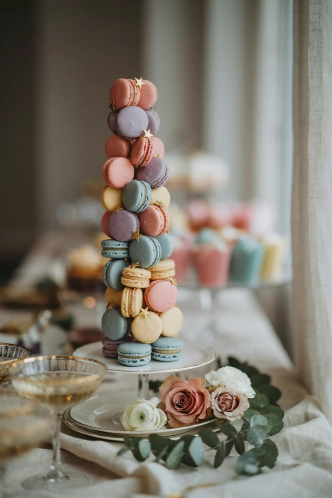 Pastel Macaron Tower