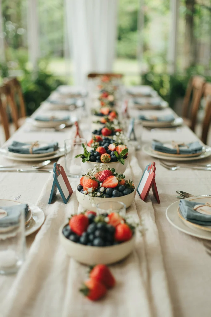 Boy or Girl?” Berry Centerpiece Signs