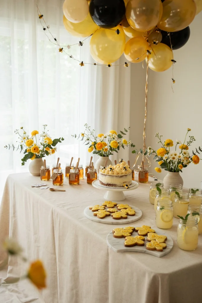 Honey Bee Baby Shower for Summer