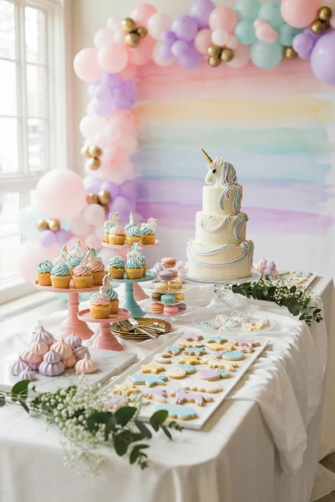 Unicorn Dessert Table